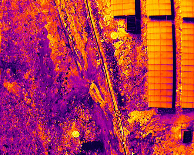 Commercial Thermal — most of the frame captures irrelevant terrain